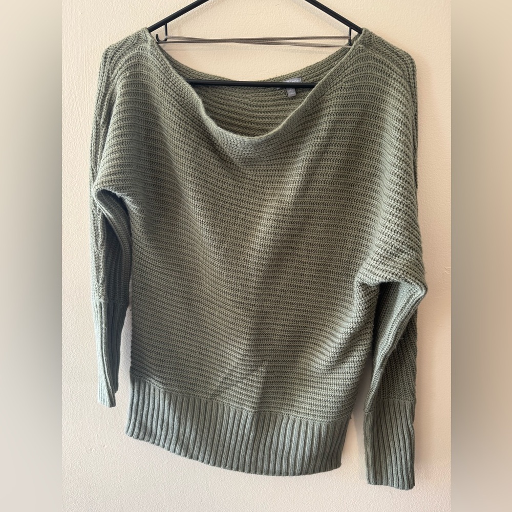 Moving Sale! Charlotte Russe Sage Off-the-Shoulder Sweater
